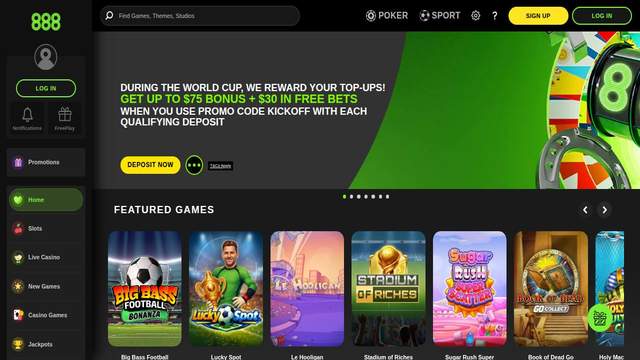 888 Sport casino screenshot